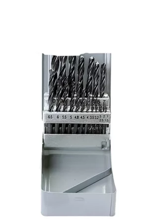 Набор сверл по металлу 1-10 мм (через 0,5 мм + 3,2 и 4,8 мм) HSS 21шт металлический бокс цилиндрический хвостовик SPARTA 723755 купить в Надыме