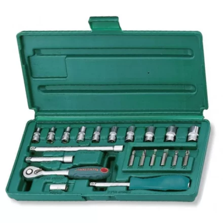 Набор головок торцевых  1/4"DR 4-13мм 21предмет Jonnesway S04Н2721S 47533 купить в Надыме