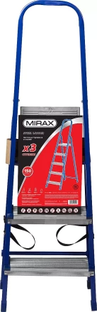 Лестница-стремянка стальная, 3 ступени, 60 см, MIRAX 38800-03 купить в Надыме