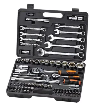 Набор инструментов Кратон TS-18 1/2 1/4 82 предмета 2 28 09 018 купить в Надыме