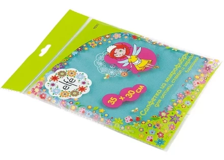 Салфетка из микрофибры для оптики стекол и зеркал коралловая 350х300 мм Elfe 92309 купить в Надыме