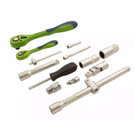 Набор инструментов 82 предмета, CrV, 1/2", 1/4" Сибртех 13514 купить в Надыме