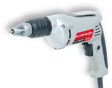 Шуруповерт сетевой-электрический Интерскол Ш-8/700ЭР купить в Надыме