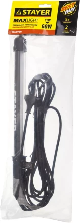 Светильник люминесцентный переносной, 5м, 11 (60) Вт, 220 В, STAYER 56065-11 купить в Надыме