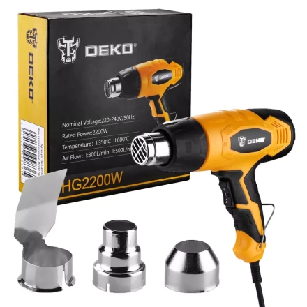 Фен строительный DEKO HG2200W, 063-4200 купить в Надыме