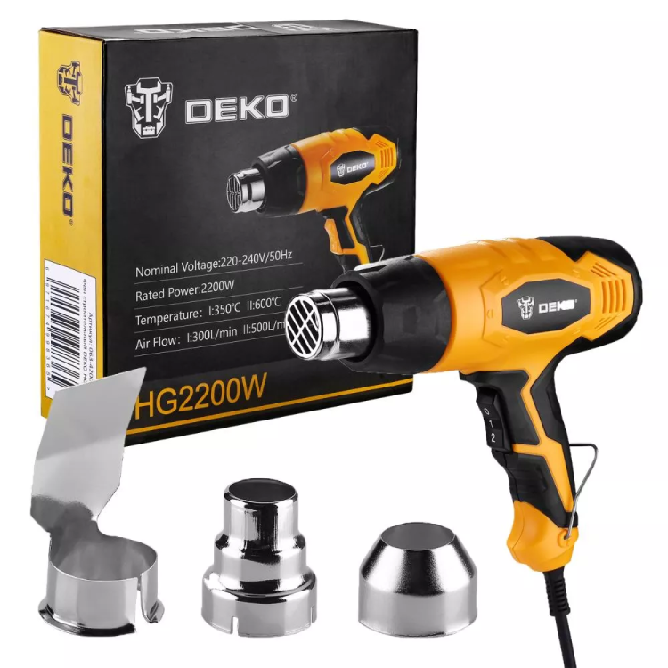 Фен строительный DEKO HG2200W, 063-4200 купить в Надыме