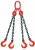 Строп цепной четырехветвевой 4СЦ 6.7 т L=2 м 8 кл с торцевыми захватами для труб купить в Надыме