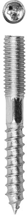ЗУБР. Шпилька сантехническая, шестигранник, Torx 25, оцинкованная, М10x120мм, 2шт 37870-10-120-2 купить в Надыме