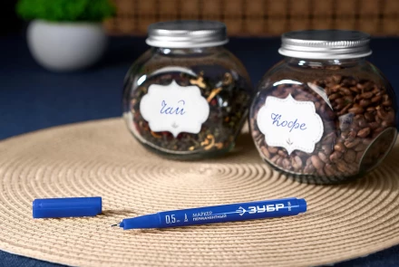 ЗУБР МП-50 синий, 0.5 мм перманентный маркер (06321-7) купить в Надыме