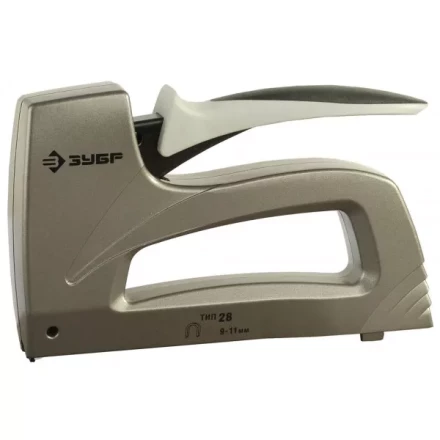 Степлер ЗУБР кабельный цельнометаллический корпус, тип 28, 9-11мм, диаметр кабеля 4,5мм 31579 купить в Надыме