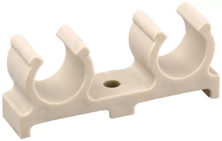 Скоба ЗУБР "ШиреФит" распорная, двойная, для труб 20мм 51583-20 купить в Надыме