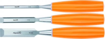 Набор стамесок плоских 3 штуки 6-12-18 мм SPARTA 24411 купить в Надыме