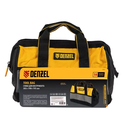Сумка для инструмента, 305х190х195 мм, 14 карманов// Denzel 90292 купить в Надыме