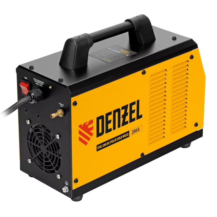 Аппарат инвертор. аргонодуговой сварки ITIG-200 DС Pulse Cold Weld, 200 А, ПВ 60%// Denzel 94329 купить в Надыме