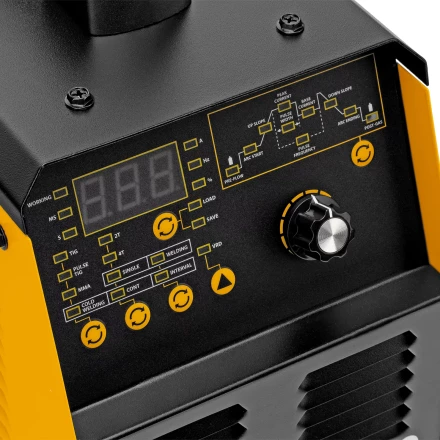 Аппарат инвертор. аргонодуговой сварки ITIG-200 DС Pulse Cold Weld, 200 А, ПВ 60%// Denzel 94329 купить в Надыме