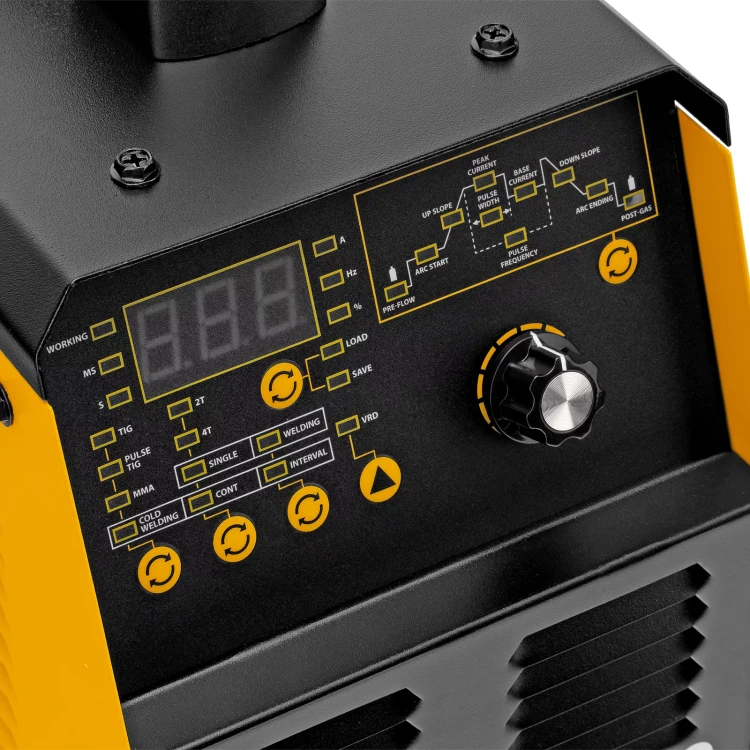 Аппарат инвертор. аргонодуговой сварки ITIG-200 DС Pulse Cold Weld, 200 А, ПВ 60%// Denzel 94329 купить в Надыме