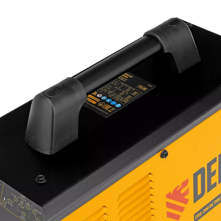 Аппарат инвертор. аргонодуговой сварки ITIG-200 DС Pulse Cold Weld, 200 А, ПВ 60%// Denzel 94329 купить в Надыме