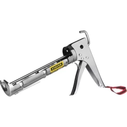 STAYER "PROFESSIONAL". Пистолет для герметика, полукорпусной, хромированный, зубчатый шток, 310мл 0662