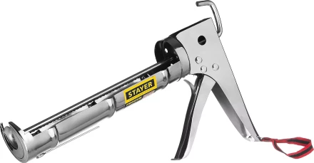 STAYER "PROFESSIONAL". Пистолет для герметика, полукорпусной, хромированный, зубчатый шток, 310мл 0662 купить в Надыме