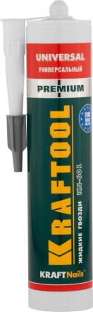 Клей монтажный KRAFTOOL KraftNails Premium KN-601, универсальный, для наружных и внутренних работ, 310мл 41341_z01 купить в Надыме
