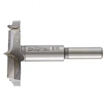 Сверло Форстнера по дереву 53 мм цилиндрический хвостовик СИБРТЕХ 704853 купить в Надыме