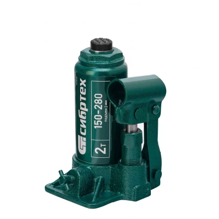 Домкрат гидравлический бутылочный Сибртех 50800, 2 т, 150-280 мм купить в Надыме