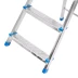 Стремянка Сибртех 97836, 4 ступени, стальная, оцинкованная купить в Надыме
