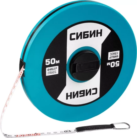 Мерная лента СИБИН фиберглассовая, 50м 34154-50 купить в Надыме