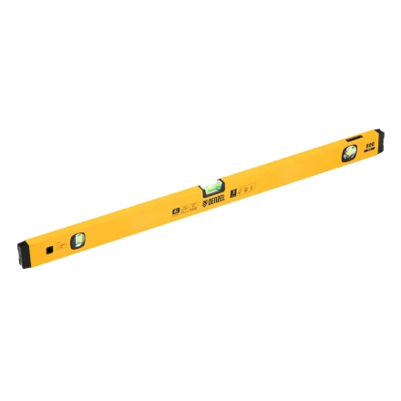 Уровень алюминиевый Denzel 33692, магнит, фрезерованный, 3 глазка (1 зеркал.), 0,5 мм/м, 800 мм купить в Надыме