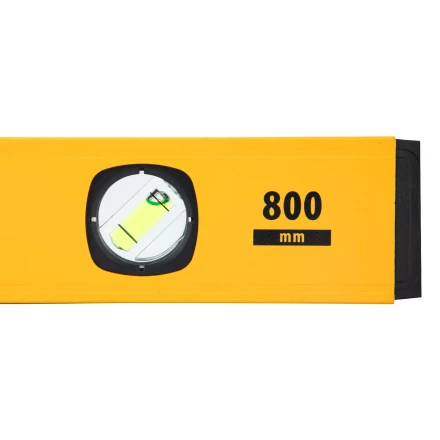 Уровень алюминиевый Denzel 33692, магнит, фрезерованный, 3 глазка (1 зеркал.), 0,5 мм/м, 800 мм купить в Надыме