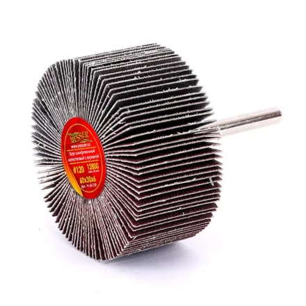 Круг MESSER шлифовальный лепестковый с оправкой (на шпильке) 60х30х6  #120 купить в Надыме