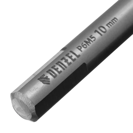 Сверло спиральное по металлу Denzel, 10 х 184 мм, Р6М5, Golden Tip, удлиненное 718263 купить в Надыме