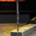Сверло спиральное по металлу Denzel, 10 х 184 мм, Р6М5, Golden Tip, удлиненное 718263 купить в Надыме