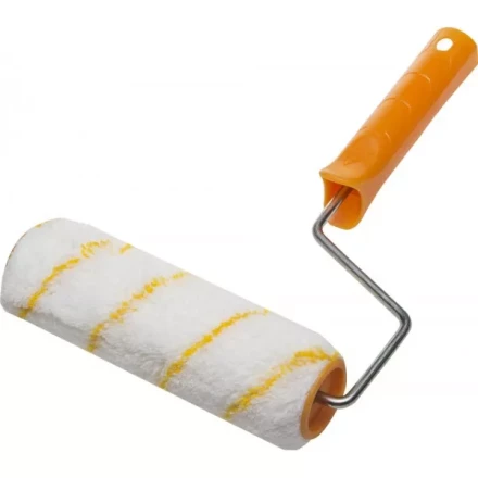 Валик GIRPAINT ПОЛИАКРИЛ малярный в сборе, ворс 10мм, бюгель 6мм, 30х150мм, STAYER Master 0315-15 купить в Надыме