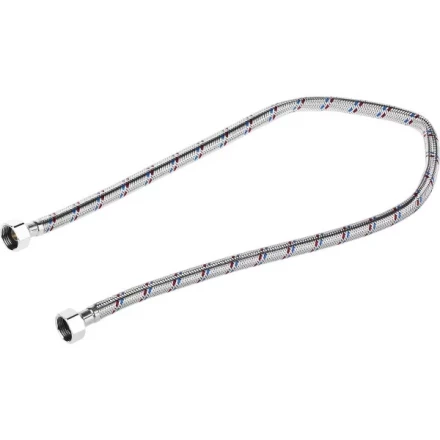 Подводка гибкая ЗУБР для воды, оплетка из нержавеющей стали, г/г 1/2" - 0,8м 51005-G/G-080 купить в Надыме