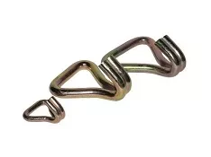 Крюки J-образные двойные для стяжных ремней р-н 3 тонн лента 35 мм сталь купить в Надыме