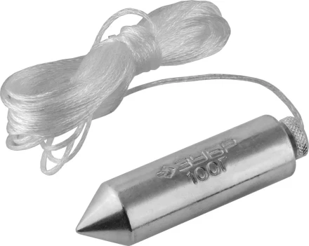 Отвес ЗУБР "МАСТЕР" строительный со шнуром, в пластиковом контейнере,100 г 0636-100_z01 купить в Надыме