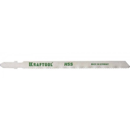 Полотна KRAFTOOL, T318B, для эл/лобзика, HSS, по металлу (2,5-6мм), EU-хвост., шаг 2мм, 110мм, 2шт 159552-2 купить в Надыме