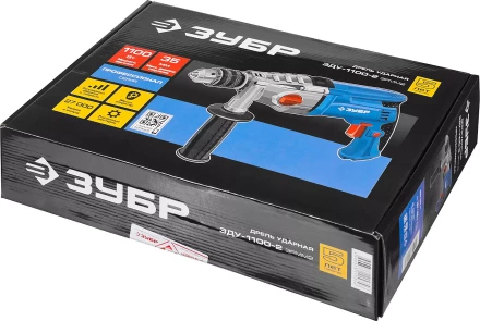 Дрель ударная двухскоростная ЗДУ-1100-2 ЭРММ2 серия ПРОФЕССИОНАЛ купить в Надыме