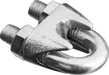 Зажим троса DIN 741, оцинкованный, 16мм, 10 шт, STAYER Master 30535-16 30535-16 купить в Надыме