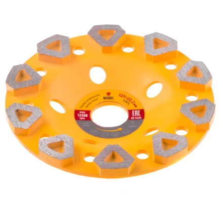Чашка алмазная зачистная 125 мм Бриллиант Denzel 72973 купить в Надыме