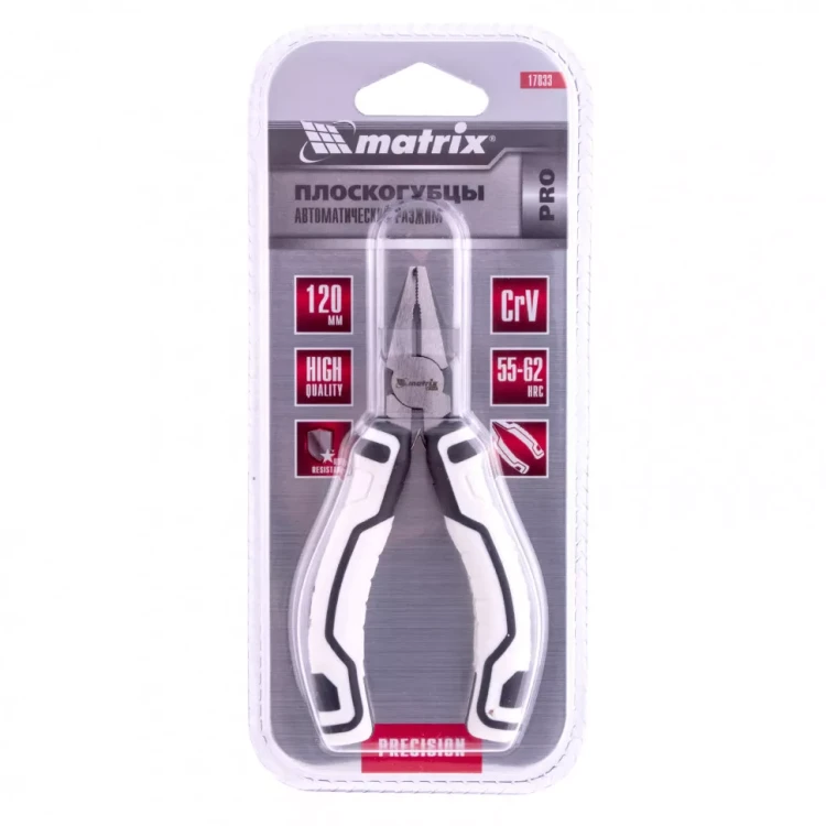 Плоскогубцы Mini 120 мм авторазжим Pro Matrix 17833 купить в Надыме