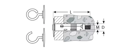 Анкеры облегченные с кольцом коробка серия Без серии купить в Надыме