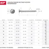 Саморезы ЗУБР с прессшайбой по листовому металлу до 0,9мм, PH2, 4,2х16мм, ТФ1, 550шт 4-300191-42-016 купить в Надыме