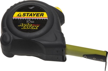 Рулетка STAYER &quot;MASTER&quot; &quot;AUTOLOCK&quot;, корпус с резиновым напылением, автостоп, 5мх25мм 2-34126-05-25_z01 купить в Надыме