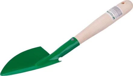 Совок посадочный РОСТОК с деревянной ручкой, широкий, рабочая часть 120мм 39603 купить в Надыме