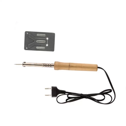 Паяльник с ручкой из дерева 30 Вт 220 В Sparta 913101 купить в Надыме