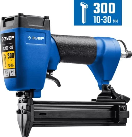 ЗУБР Т300-30 пневматический нейлер для гвоздей 18Ga, тип 300 (10-30 мм), Профессионал (31932) купить в Надыме