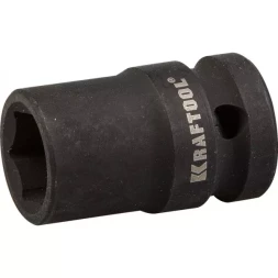 Торцовая головка KRAFTOOL "INDUSTRIE QUALITAT" ударная (1/2"), FLANK, Cr-Mo, фосфатированная, 13 мм 27940-13_z01