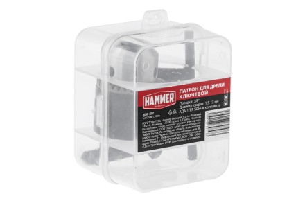 Патрон для дрели HAMMER Ф13мм 3/8&quot; (208-103) купить в Надыме